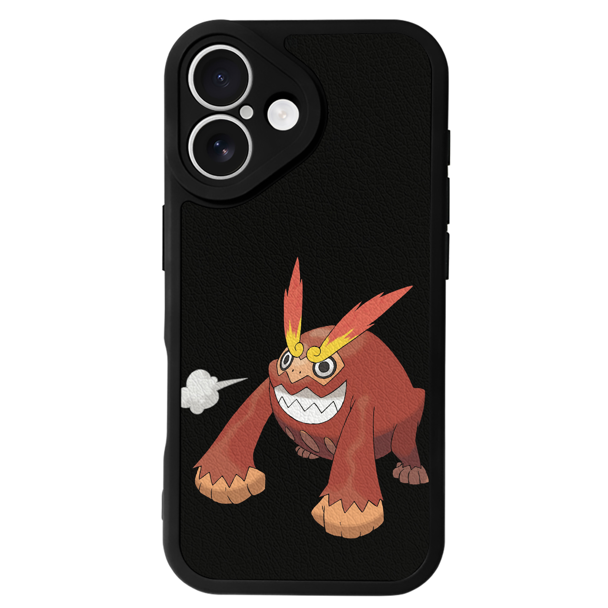 （画像用） ポケットモンスター Pokémon 【iPhone 16シリーズ対応】シリコンスマホケース（レザー調） 材質：シリコン